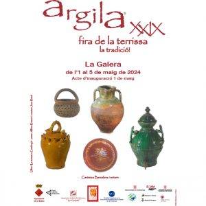 Argila, Fira De La Terrissa I Ceràmica A La Galera Cartell 2024