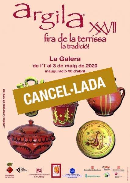 Argila, Fira De La Terrissa I Ceràmica A La Galera 2020 Cancelada