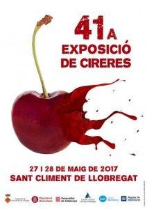 Exposició De Cireres A Sant Climent De Llobregat Cartell 2017
