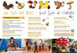 Festa Del Bolet A Sant Iscle De Vallalta Cartell 2021 (1)