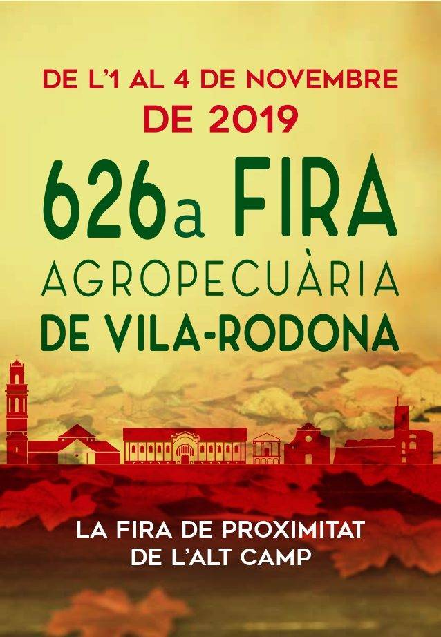 Fira Agropecuària a Vila-rodona 2019 cartell