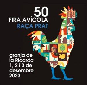 Fira Avícola Raça Prat Al Prat De Llobregat Cartell 2023