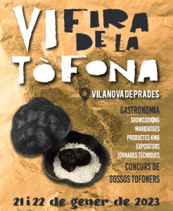 Fira De La Tòfona Negra I Concurs De Gossos Tofonaires A Vilanova De Prades Cartell 2022