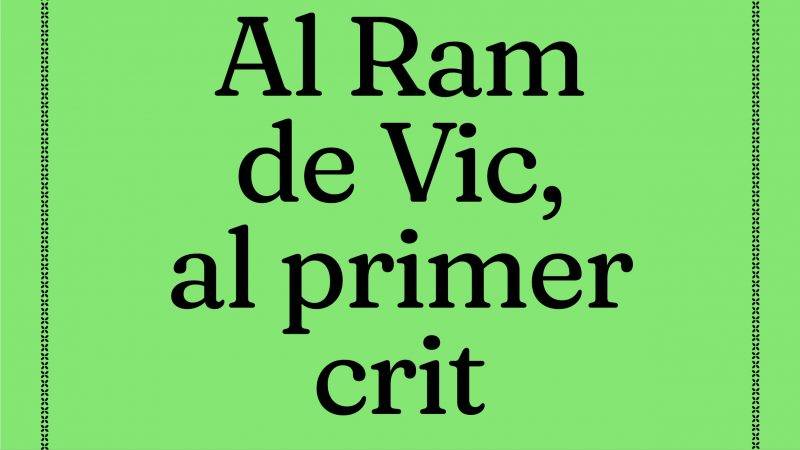Mercat del Ram a Vic