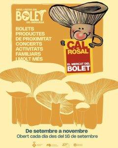 Mercat Del Bolet De Cal Rosal I Festa Del Bolet Cartell Oct 2023 (1)