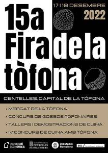 Cartel Fira De La Tòfona Cantelles Cartell 2022