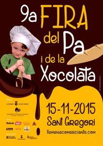 Fira Del Pa I La Xocolata A Sant Gregori Cartell 2015 (1)