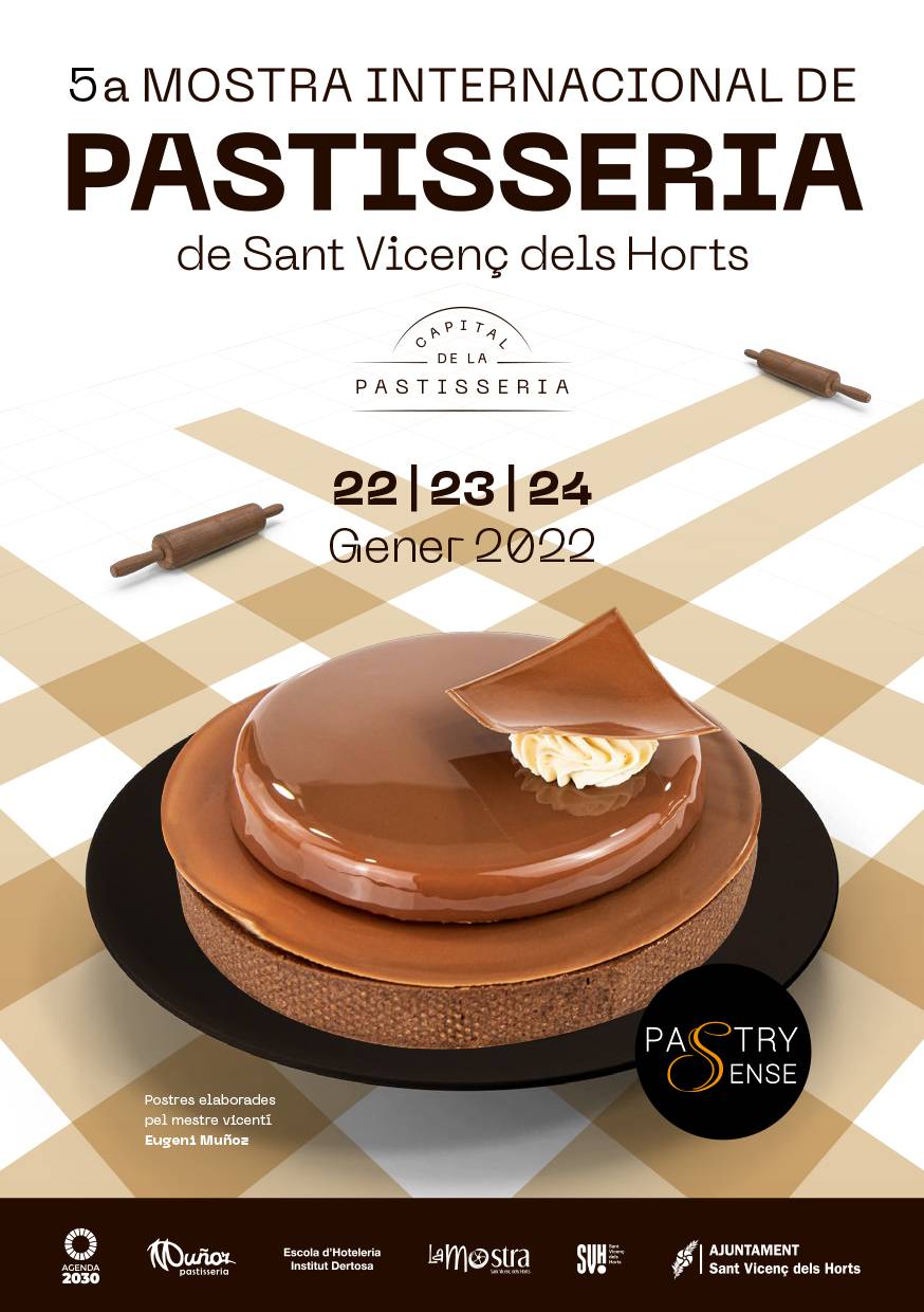 Mostra Internacional de Pastisseria de Sant Vicenç dels Horts cartell 2022