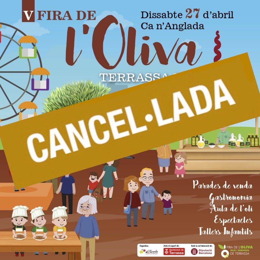 Fira de l’Oliva a Terrassa 2020 cancelada