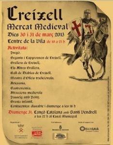 Mercat Medieval A Creixell Cartell 2013 Min