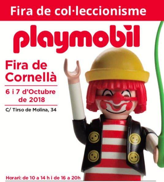 Fira de Col·leccionisme Playmobil a Cornellà de Llobregat