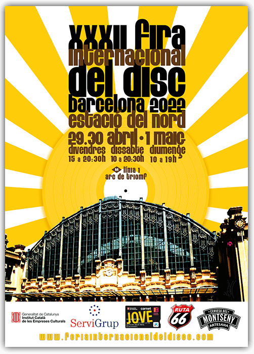 Fira Internacional del Disc de Barcelona cartell 2022