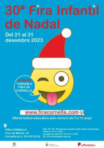 Fira Infantil De Nadal A Cornellà De Llobregat Cartell 2023