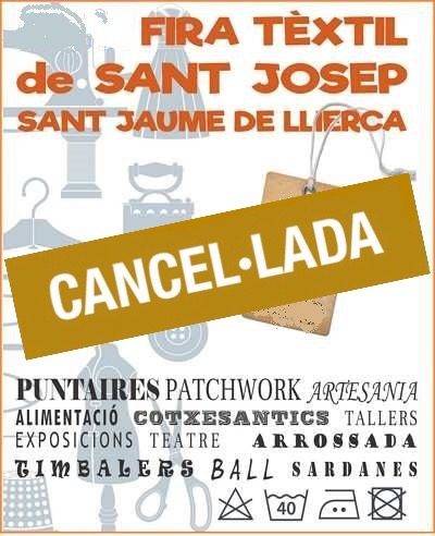 Fira Tèxtil de Sant Josep a Sant Jaume de Llierca 2020 cancelada