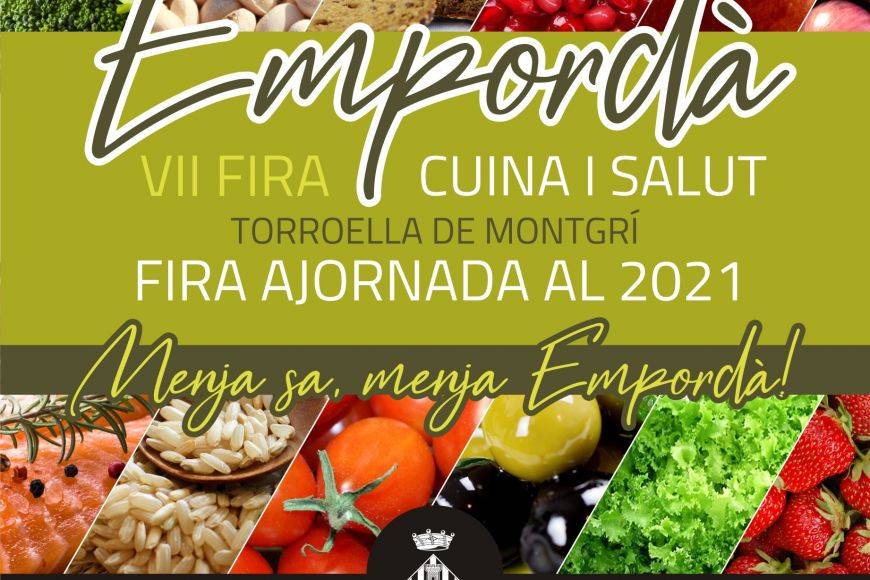 Fira l'Empordà (Cuina i Salut) a Torroella de Montgrí cartell 2021