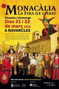 Monacàlia, Fira De L’abat De Navarcles Cartell 2015