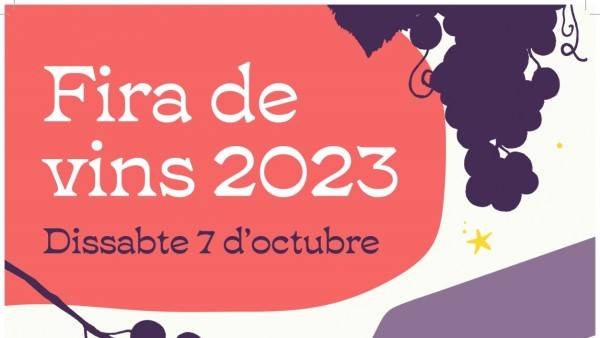22a Fira De Vins 2023 Sant Joan Despi Portada