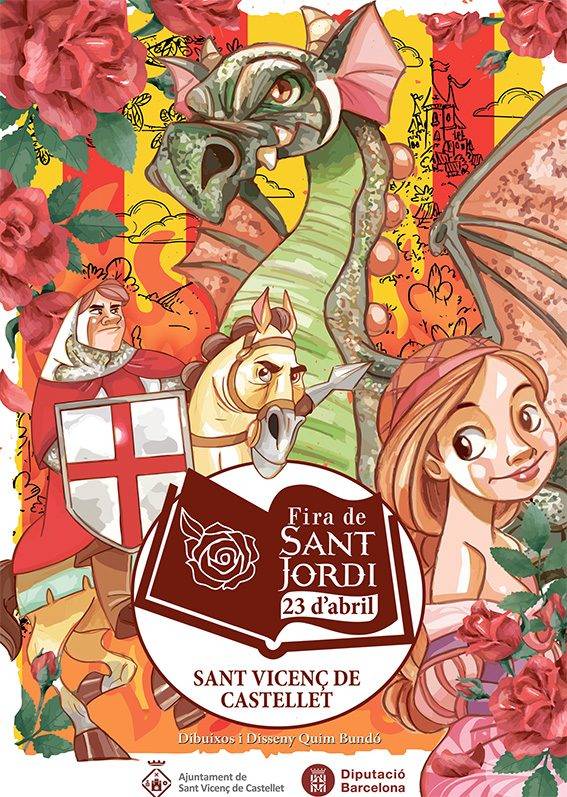 Fira de Sant Jordi a Sant Vicenç de Castellet