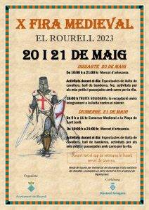 Fira Medieval A El Rourell Cartell 2023 (1)