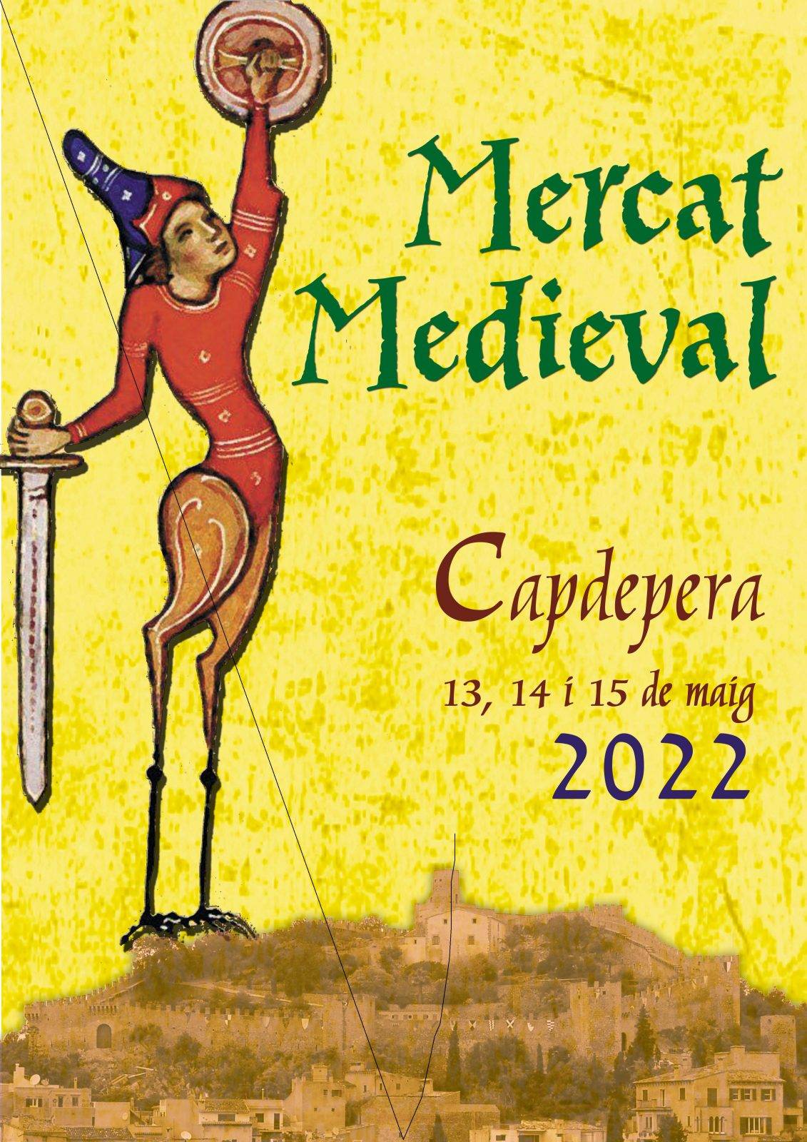 Mercat Medieval a Capdepera, Mallorca cartell 2022