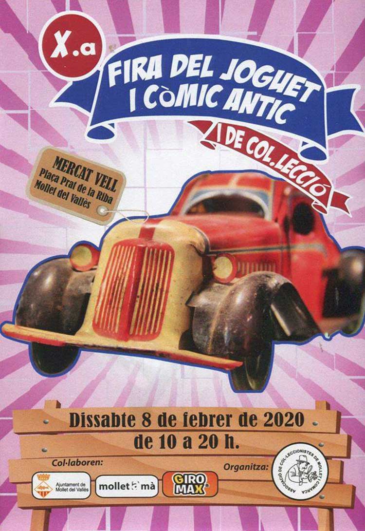 Fira del Joguet i Còmic Antic i de Col·lecció a Mollet del Vallès 2020