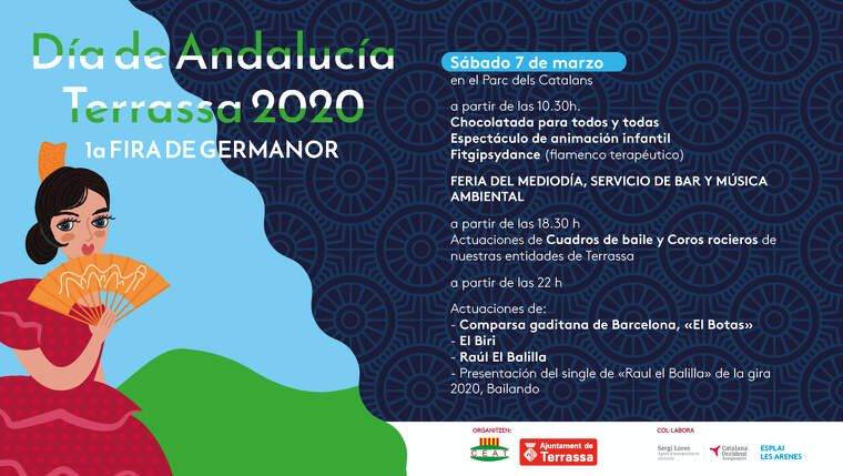 Fira de Germanor pel Dia d'Andalusia a Terrassa 2020