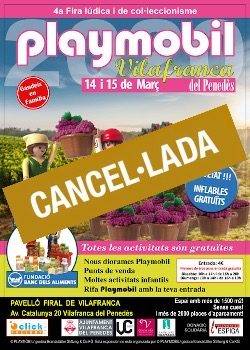 Fira lúdica i de col·lecionisme Playmobil Vilafranca 2020 cancelada