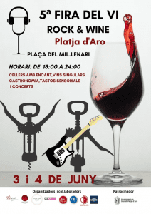 Fira Del Vi Rock & Wine A Platja D'aro Cartell 2024
