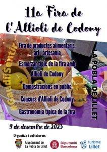 Fira De L'allioli De Codony A La Pobla De Lillet Cartell 2023 (1)