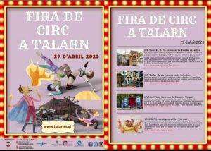Fira Del Circ De Talarn Cartell 2023
