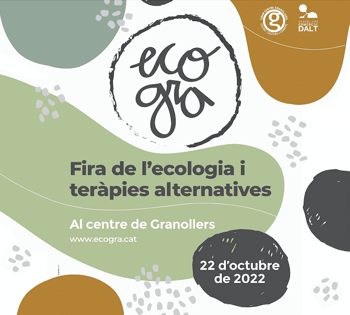 EcoGra - Fira de l’artesania teràpies alternarives a Granollers cartell 2022
