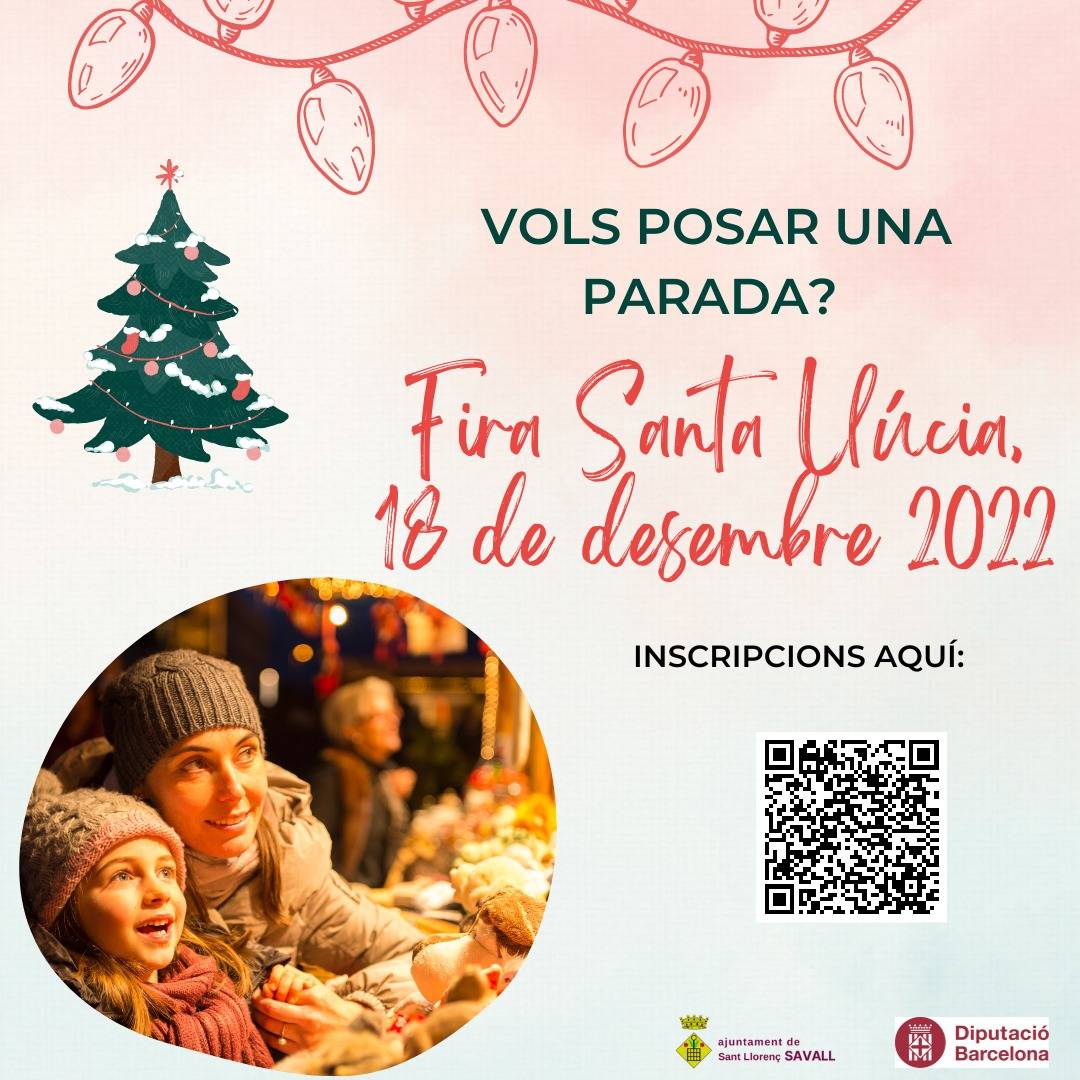 Mercadet de Nadal a Sant Llorenç Savall cartell 2022