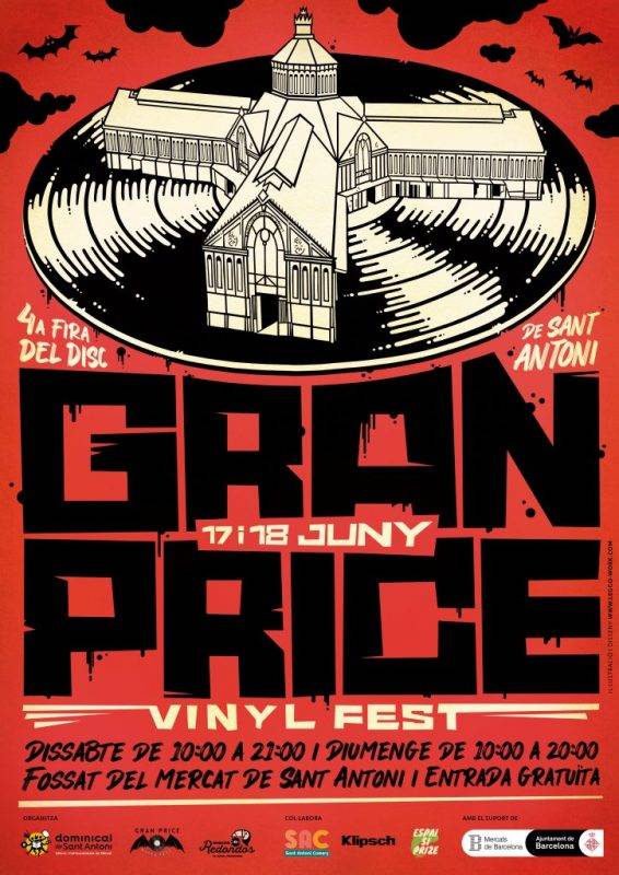 Gran Price Vinyl Fest al barri de St Antoni de Barcelona
