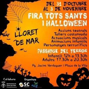 Fira De Halloween I Tots Sants A Lloret De Mar Cartell 2019 (1)