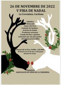 Fira De Nadal A La Coromina Cartell 2022 (1)