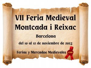 Vii Feria Medieval De Montcada I Reixac Barcelona Cartell 2023
