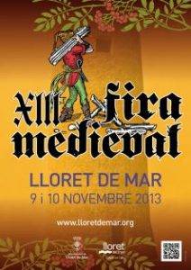 Xxii Fira Medieval A Lloret De Mar Cartell 2013 (1)
