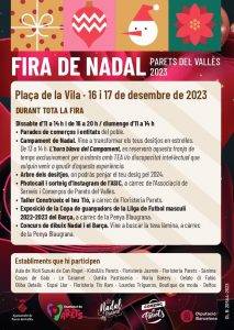 Fira De Nadal A Parets Del Vallès Cartell 2023 Min