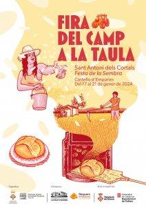 Fira Del Camp A La Taula A Castelló D’empúries Cartell 2024