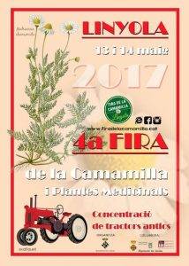 Fira De La Camamilla I Dels Tractors Antics A Linyola Cartell 2017 Min