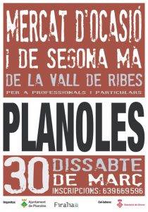 Mercat D'ocasió I De Segona Mà De La Vall De Ribes Cartell 2024