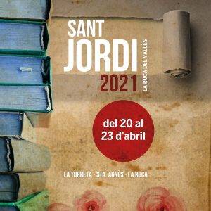 Diada De Sant Jordi A La Roca Del Vallès Cartell 2021