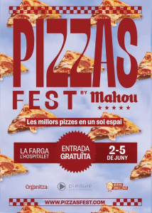 Pizzas Fest Al Poble Espanyol Cartell 2023