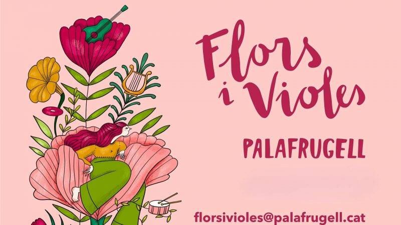 Flors i violes a Palafrugell