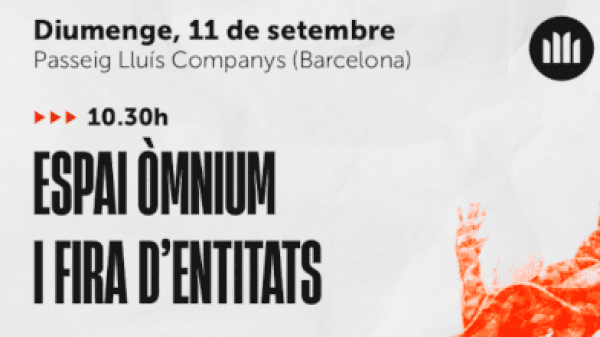 Fira D’entitats Al Passeig Lluís Companys De Barcelona Cartell