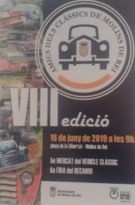 Mercat del Vehicle Clàssic i Fira del Recanvi a Molins de Rei