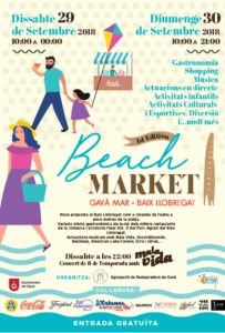 Beach Market Gavà Mar cartell