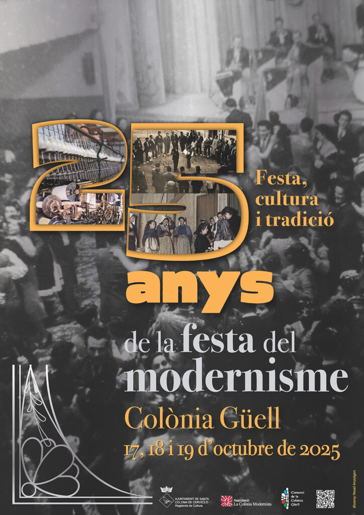 Cartell de Festa del Modernisme Colònia Güell