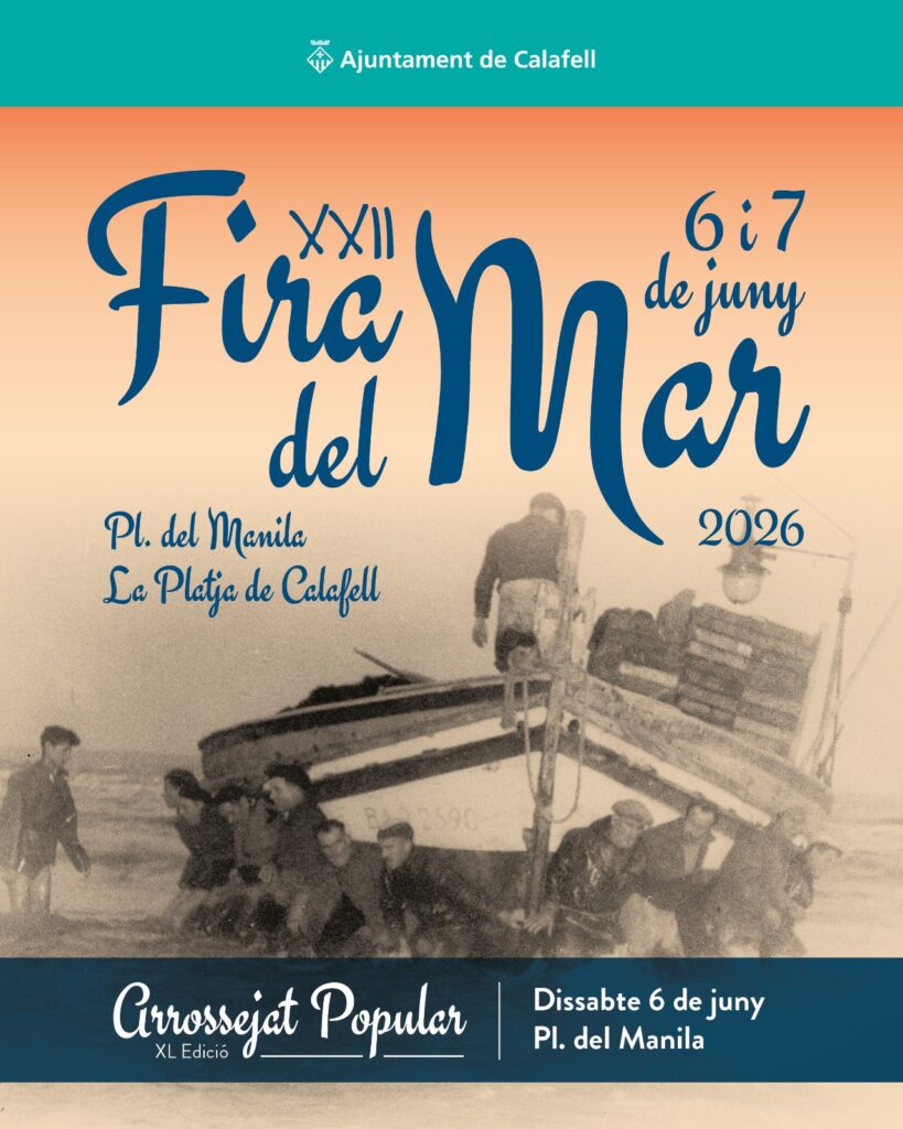 Cartell de Fira del Mar a Calafell