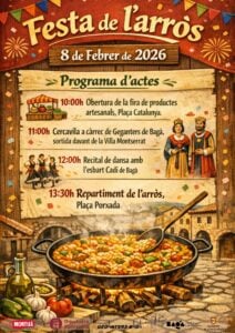 Festa de l'Arròs de Bagà cartell